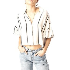 🤍Stone Row Volcom Top- Med NWT🤍
